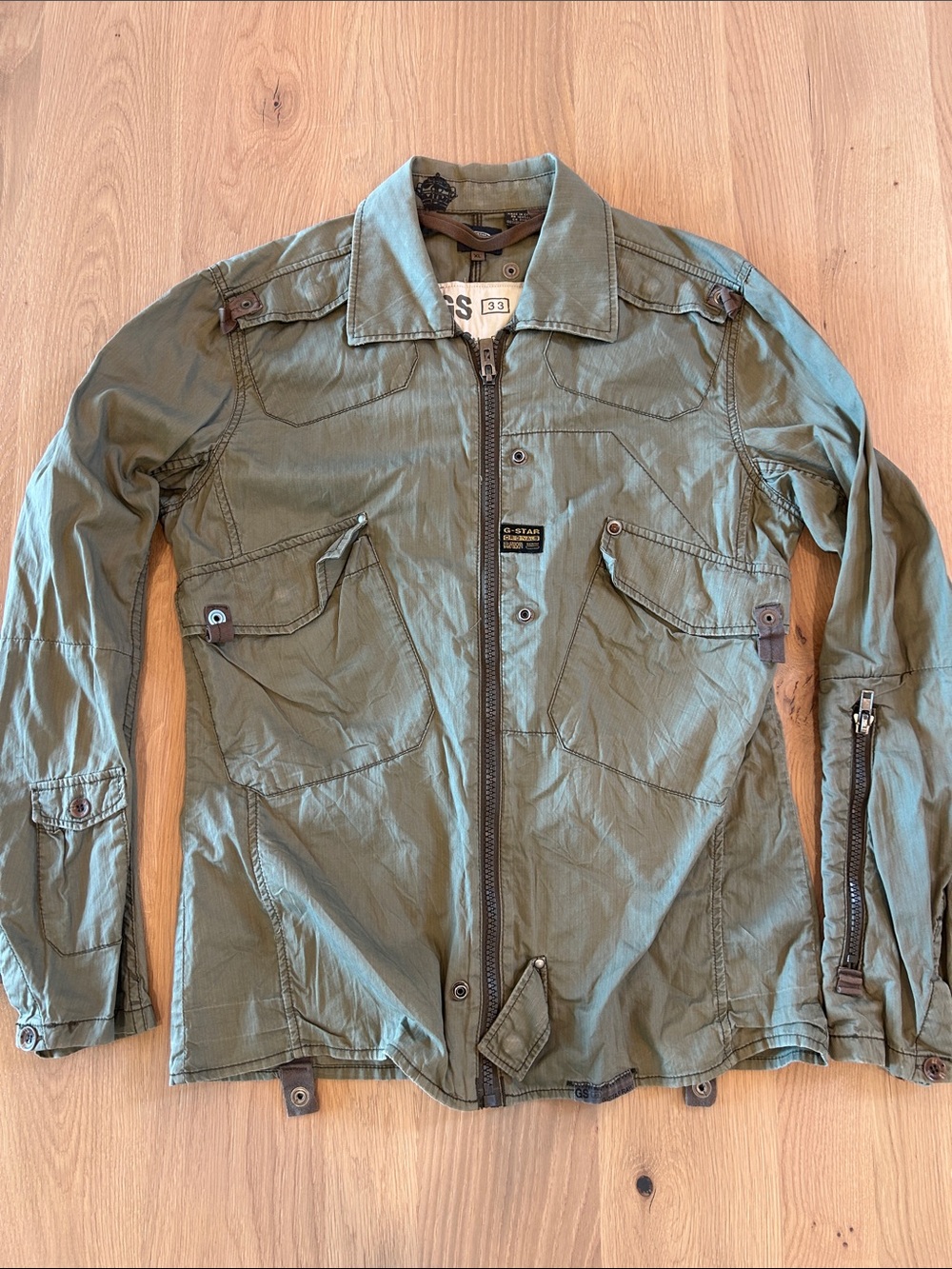 G-Star Military Field Jacket in Olive Green